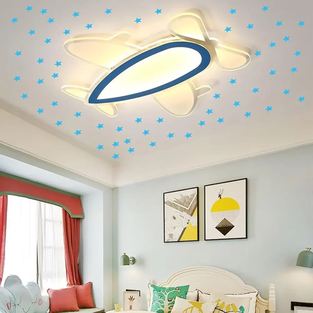 100 Blue Green Glow In The‎ Dark Y2k Stars Ceiling Walls Bedroom Teen Kid